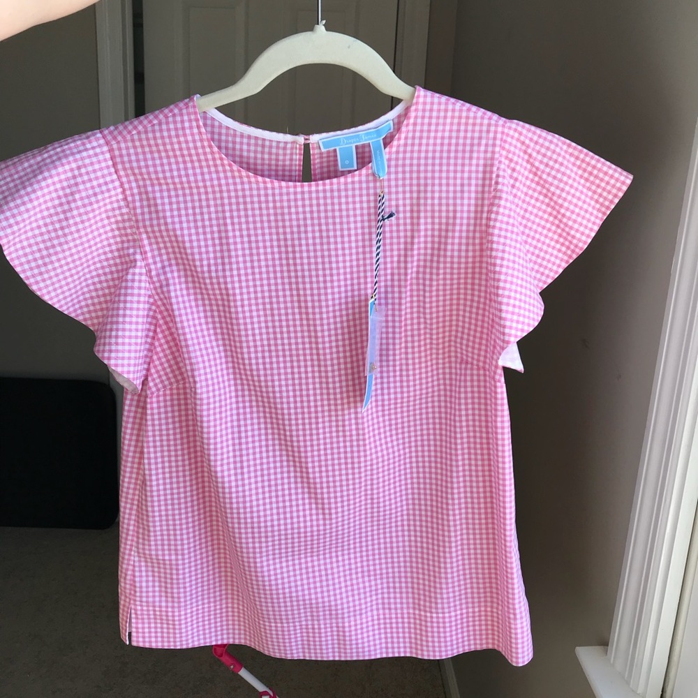 Draper James flutter sleeve blouse.BNWT!